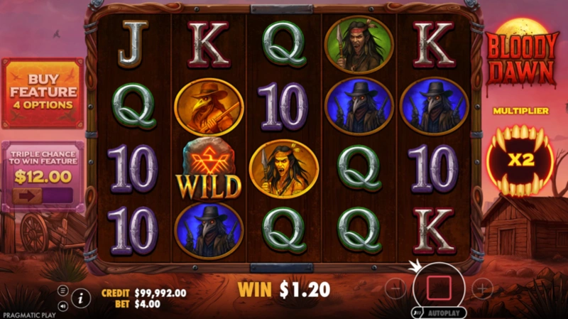 Bloody Dawn Slot Game Funkce
