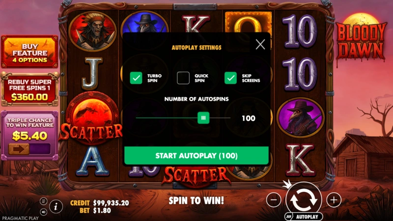 Bloody Dawn Slot Game Jak Hrát