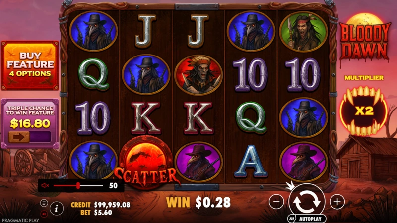 Bloody Dawn Slot Zvuk
