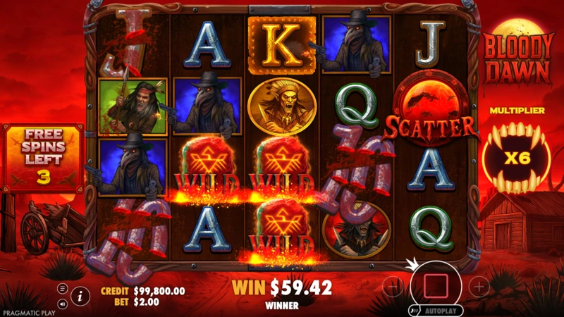 Bloody Dawn Slot Game Funkce